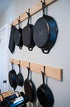 Claimed Corner Cast Iron Wall Mounted Coat Hook - 5 Pack Multi-Purpose for Towel, Hat, Scarf