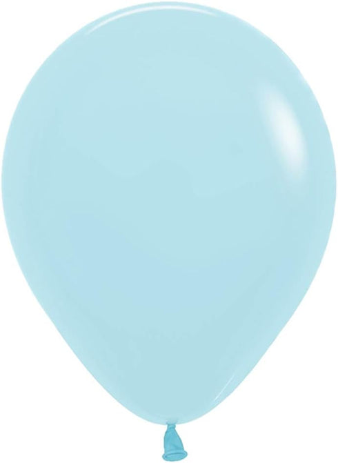 Betallic 11" Betallatex Pastel Matte Blue Latex Balloons