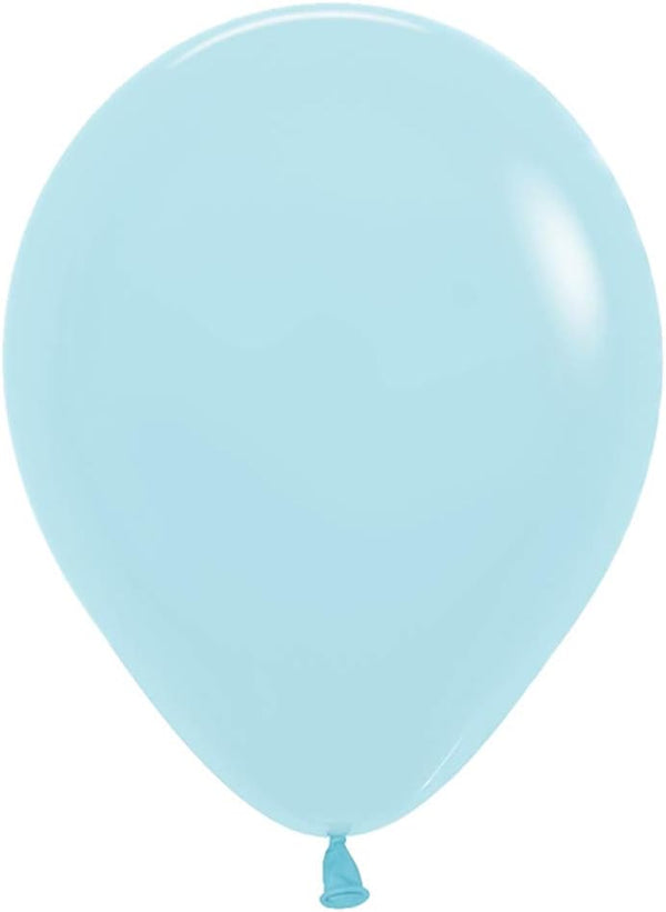 Betallic 11" Betallatex Pastel Matte Blue Latex Balloons