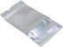 FERENLI 100 Pieces Stand Up Clear Front Zipper Lock Resealable Aluminum Mylar Foil Bags for Food Storage