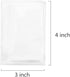 400 Clear Cello Treat Bags and Ties, 3x4 for Lollipop Cake Pop Candy Buffet, Wedding Supply (3'' x 4'')