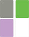 Cut N’ Funnel Mojito 4 Pack Thick Plastic Cutting Board Mats, Made in the USA, BPA & PVC Free, 10” x 8”