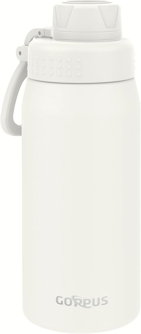 GOPPUS 19oz Kids Water Bottle with Spout Lid, Toddler Water Bottle, Stainless