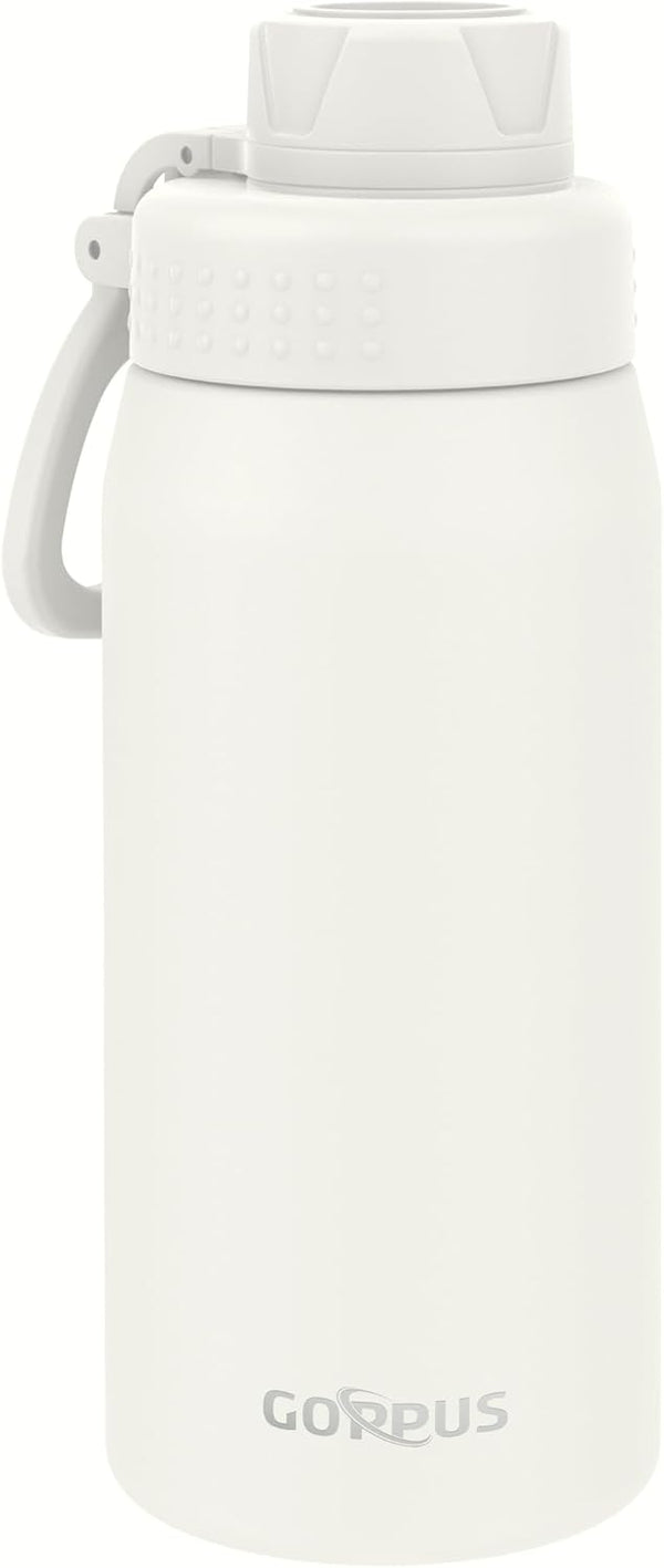 GOPPUS 19oz Kids Water Bottle with Spout Lid, Toddler Water Bottle, Stainless