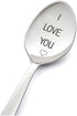 Anniversary & Birthday Gifts for Husband & Wife - I Love You Spoon for Boyfriend & Girlfriend