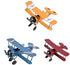 TTKBHHQ 3pc Vintage Metal Planes Model Iron Retro Aircraft Glider Biplane Pendant Model