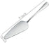 Stainless Steel Cake Server Pack of 10, Triangular Spade Spatula with Serrated Edge for Pizza and Baking, Silver