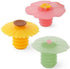 Charles Viancin Wine Bottle Stopper - Lily Pad, Sunflower & Hibiscus Design