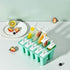 Popsicle Molds, 10 Pieces Reusable Silicone Ice Pop Maker with Easy Release (10 Cavities-Green)