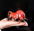 Wall Street Bull Arts Statues, Exquisite Ceramic Fortune Bulls Figurines for Home & Office Tabletop Decor