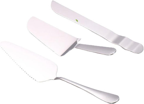 Cake Knife and Server Set - Wedding Stainless Steel Cake Cutting Set, Includes Cake Cutter for Events