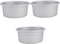 PRETYZOOM 3pcs 5 Inch Nonstick Toaster Oven Pan, Anodized Aluminum Cake Pan for Layer Cakes