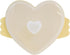 JOONIE Lovely Heart Shaped Food Storage Containers, Microwave Silicone Steamer for Baby (Vanilla, Large 700ml)