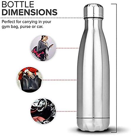 18/8 350ml 500ml 750ml 1000ml (1L) Double Wall Stainless Steel Vacuum Cola Shape Bottle, Narrow Mouth Thermo Flask