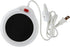 Home-X Mug Warmer, Desktop Heated Coffee & Tea - White Candle & Wax Warmer