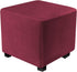 Ottoman Covers Slipcover Square Ottoman Covers Protector for Footrest Foot Stool Furniture