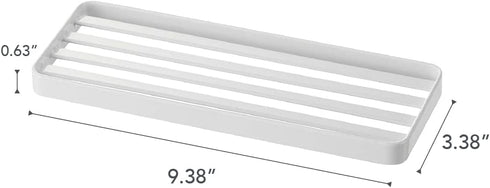 Yamazaki Home Tower Bathroom Trays, One Size, White