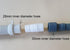2 Pcs Washing Machine Drain Hose Connectors - Dishwasher Adapter with Hose Clamps for 1.06" & 1.18" to 1.18"