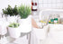 Rikyo 4 Pack Accessories,4.75x4"Hanging Hanging Cup Holders,Trolley Basket Storage,Rolling Cart Pencil Holder Storage