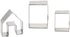 SIENON 3D Gingerbread House Cookie Cutter Set, 3pcs Stainless Steel Mini Christmas Kit, DIY Baking Tools