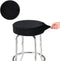 SINOSSO Bar Stool Cover, Super Soft Velvet Dia.11-13" Round Stretchy Washable Dustproof
