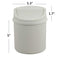 Tiny Trash Can with Swing Lid, Plastic Desktop Mini Waste Can, White