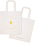 The Cotton & Canvas Co. Live Life in Warm Yellows Summer Beach Bag, Reusable Shoulder Tote and Handbag