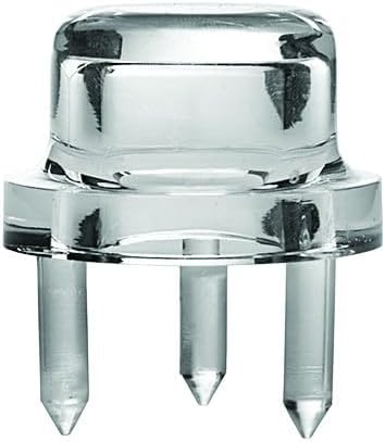 Franmara Acrylic Button-Style Three-Pronged Cheese Clinchers, Set of 2