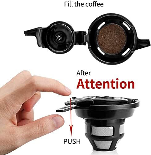 HASMX Replacement Single Serve Coffee Grounds Basket for Hamilton Beach FlexBrew Models, 1-Pack