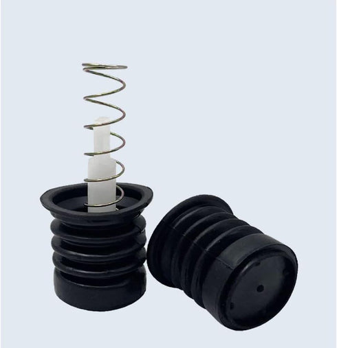 2 Sets Drain Trap Seal Spring Pull Rod Switch Rubber Plug Valve Replacement for Twin Tub Washer Dryer