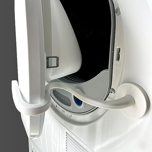 AYNEFY Magnetic Washer Door Prop, Universal Front Load Washer Door Holder to Keep Dry (White)