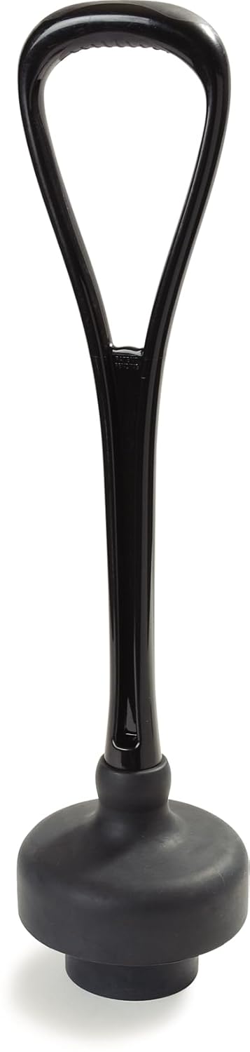 Carlisle FoodService Products Ergonomic Power Plunger, 22" Overall Length, Black