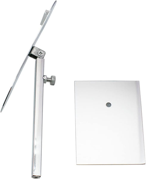 DZLOHAS Countertop 2 Sets Shoe Display Stand Silver, Risers Stand Adjustable Shoe Rack Retail Supplies Stainless Steel