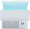 Air Conditioner Deflector for Window Units - Universal Adjustable Anti-Wind Baffles, 20.83"x10.61" Freely Cut, White