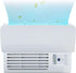 Air Conditioner Deflector for Window Units - Universal Adjustable Anti-Wind Baffles, 20.83"x10.61" Freely Cut, White