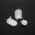 Rollerhouse 38/40mm Repair Kit for Roller Blinds, Window Shade Brackets, Electric Blinds Accessories, 1 Pair, White