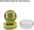 Emptycolor Mini Garlic Chopper and Press with Container, Manual Garlic Mincer Crusher Cutter Grinder, Stainless Steel