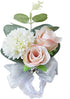 MOJUN Boutonniere and Wrist Corsage Set, Wedding Flowers Accessories for Prom Suit Decoration