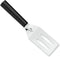 Spatula (W214) by Rada Cutlery - 3.38x2" Stainless Steel Face, 8.75" Length, Made in USA, Black Handle