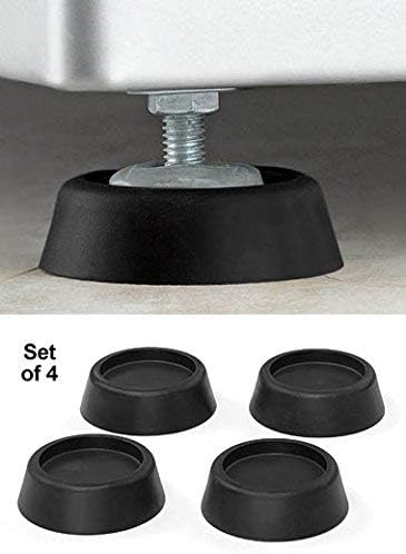 Washing Machine Foot Pads, Anti-vibration and Anti-Walk Rubber Technology, Set of 4 for Vibration Reduction