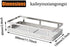 kaileyouxiangongsi SUS304 Stainless steel Wall Mount Spice Rack Storage Basket - Seasoning Container, Kitchen Spice
