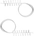 Washing Machine Cleaning Brush, Household Nylon Crevice Brush Tools, 2 Pack, 23.6in for Effective Cleaning