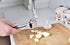 Garlic Press Heavy Duty Stainless Zinc Alloy Mashed Garlic Crusher Peeler Chopper Maker