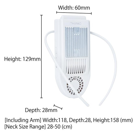 Back Cooler Sena Cool, Wearable, Outdoor, Workers, Sports, Cooling Plates, Battery Included, USB Rechargeable, Hands Free, Headphone Design, Hot Weather, Summer, Blower Fan