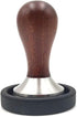 58mm Coffee Tamper - Stainless Steel Espresso Hand Tamper with Wooden Handle and Mat