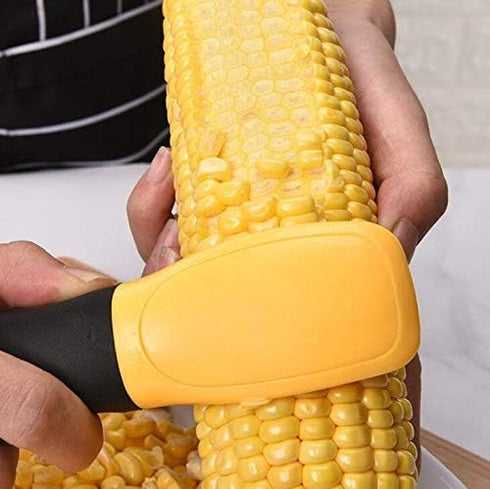 Good Grips Corn Peeler, Kitchen Corn Stripper Knife, Serrated Vertical Blade Remover