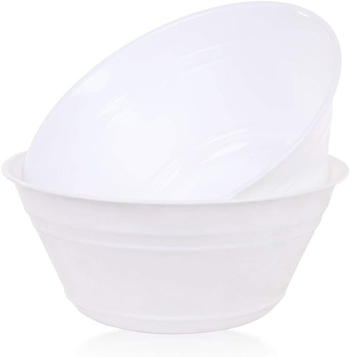 Mintra Home Snack Bowls, Large 2pk (4L), White