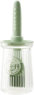 gugululu Olive Oil Dispenser Bottle with Brush - 200ml High Capacity Glass