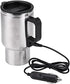 GOTOTOP Car Heating Cup, 12V 450ML Electric Car Kettle, Portable Stainless Steel Heated Travel Mug
