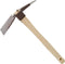 Zenport J605 Planting Hoe, 2.5-Inch Wide Carbon Steel Blade, 3-Inch Pick, Wood Handle
